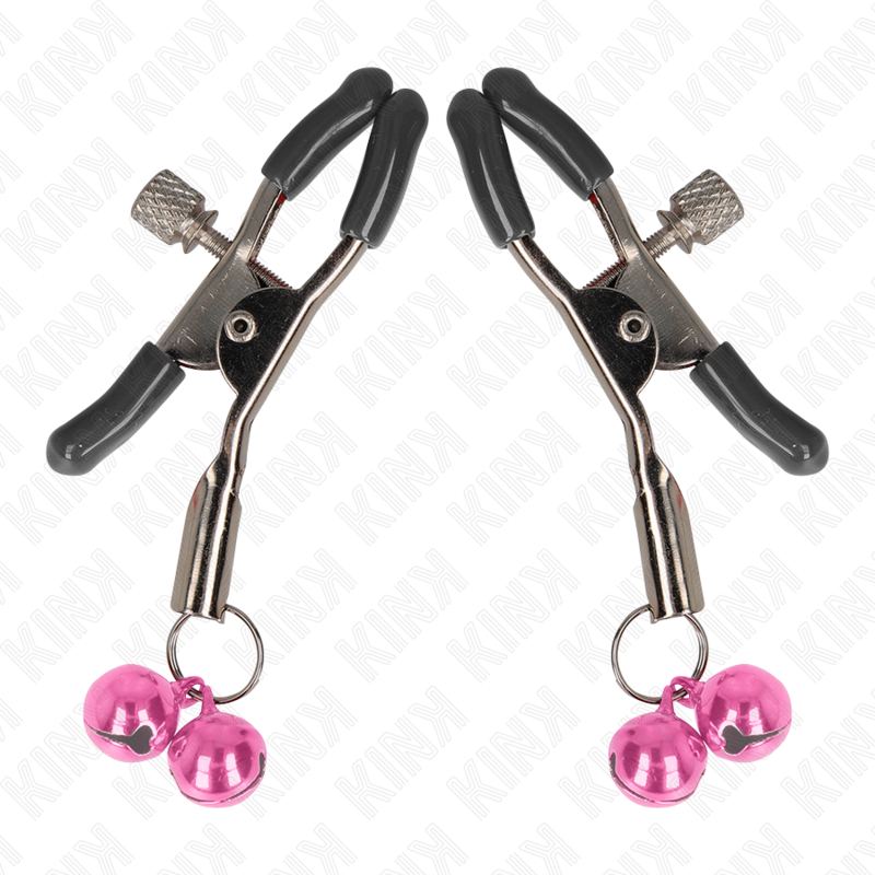 Pinces à Tétons Double Cloche 6 cm Pression Ajustable - Kink