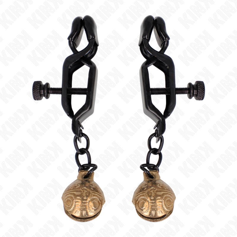 Pinces à Tétons Style Cloche Sonore 7 cm BDSM - Kink