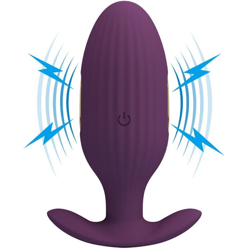 Plug Anal Connecté Jefferson Électrostimulation 12 Vibrations - Pretty Love