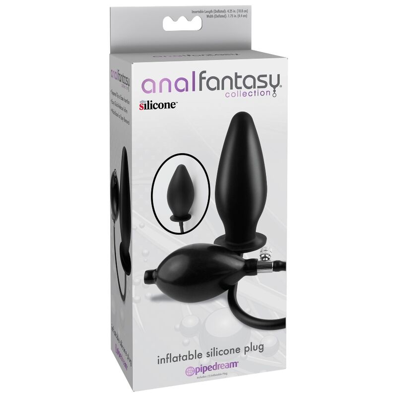 Plug Anal Gonflable Silicone Pointe Effilée Unisexe - Anal Fantasy
