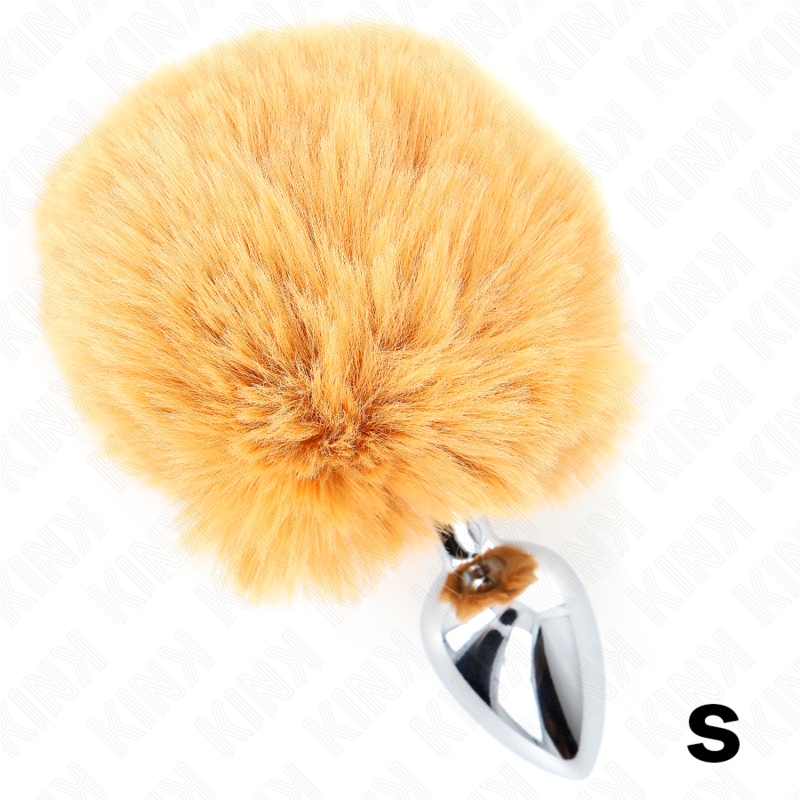 Plug Anal Métal avec Queue de Lapin en Fausse Fourrure - 2 Coloris - Kink
