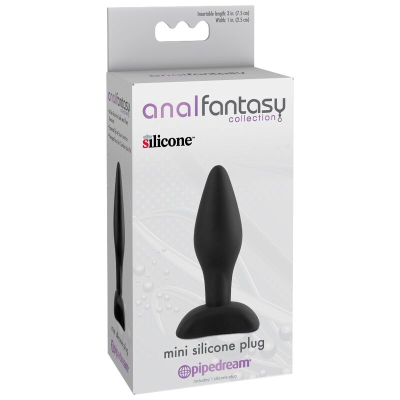 Plug Anal Mini Silicone Embout Conique Débutant Unisexe - Anal Fantasy