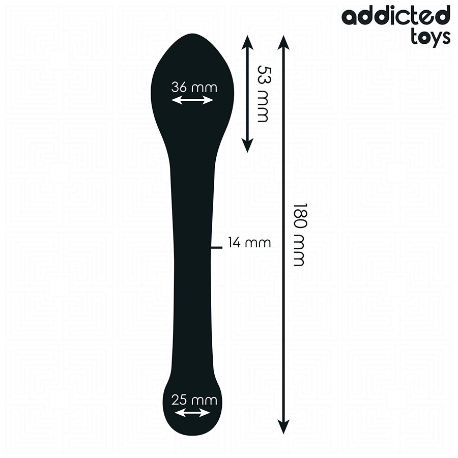 Plug Anal Progressif 18 cm Silicone Épaisseur Évolutive - Addicted Toys