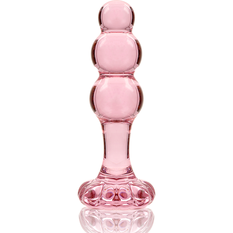 Plug Anal Verre Borosilicate Modèle 1 Base Large 10,5 cm - Nebula Series By Ibiza