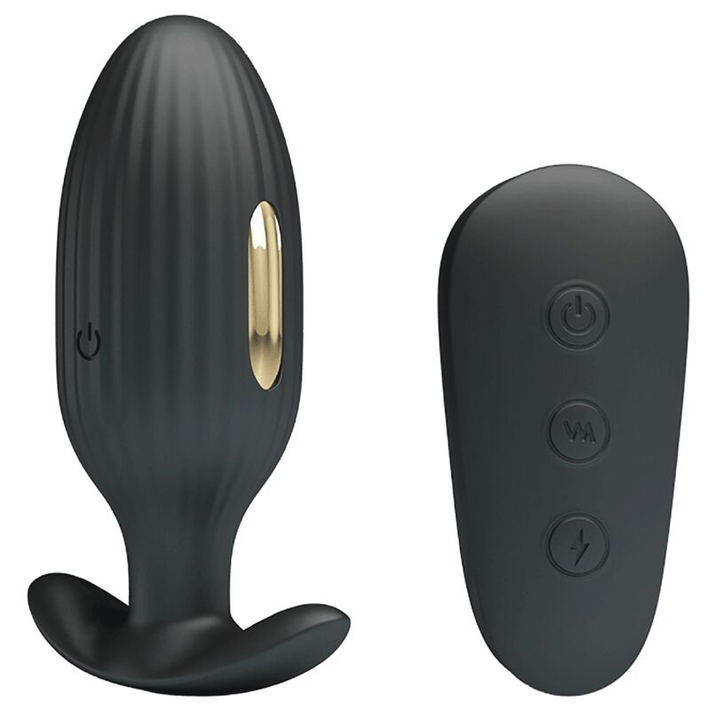 Plug Anal Vibrant Électrostimulation Kelly 7 Modes Rechargeable - Pretty Love