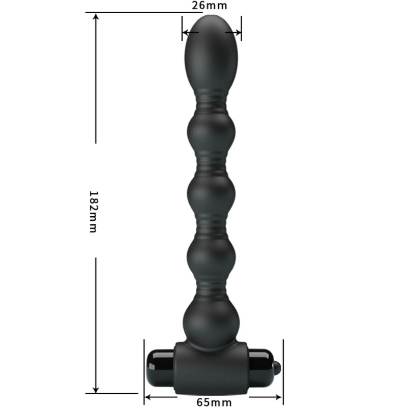 Plug Anal Vibrant Lynn Silicone 10 Vibrations Poignée - Pretty Love