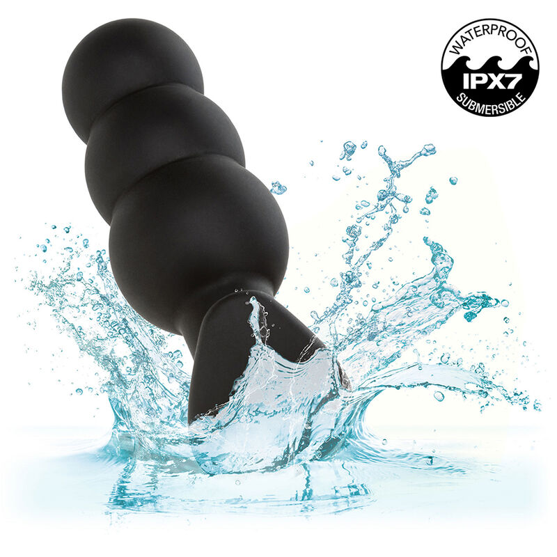 Plug Anal Vibrant Perlé Rock Bottom 10 Modes Rechargeable - CalExotics