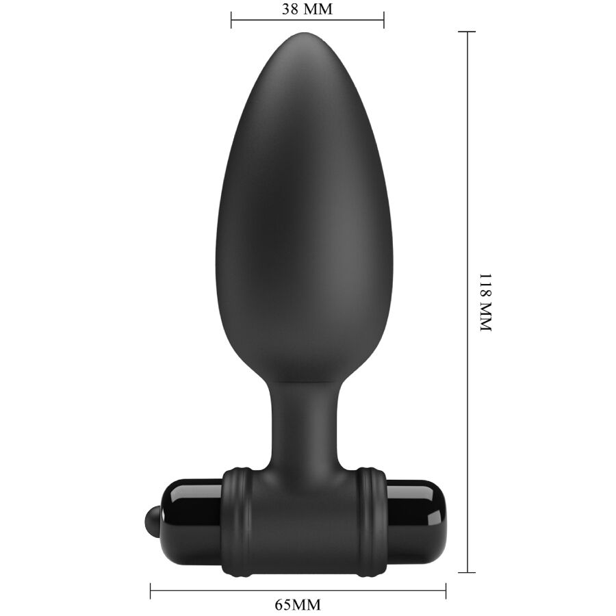 Plug Anal Vibrant Super Power 10 Modes Rechargeable USB - Mr Play