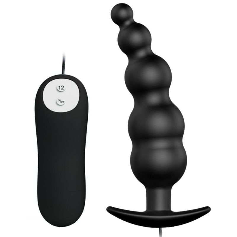 Plug Anal Vibrant Télécommandé 12 Modes Stimulation Point P - Pretty Love