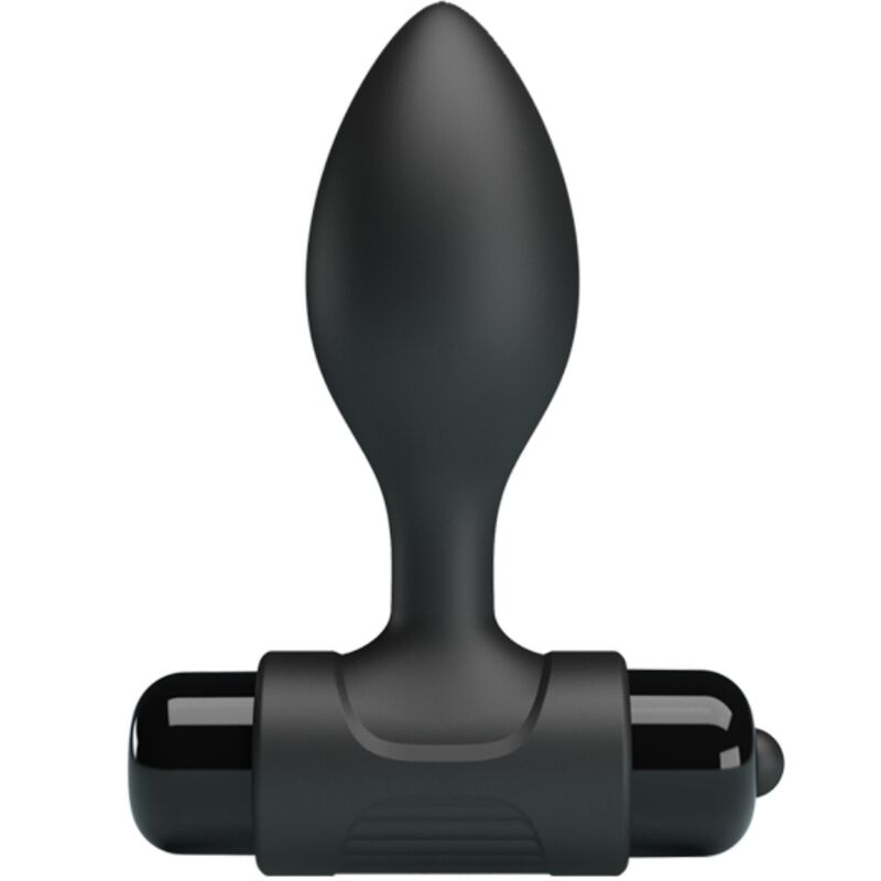 Plug Anal Vibrant Vibra Butt 10 Modes Pointe Conique Noir - Pretty Love