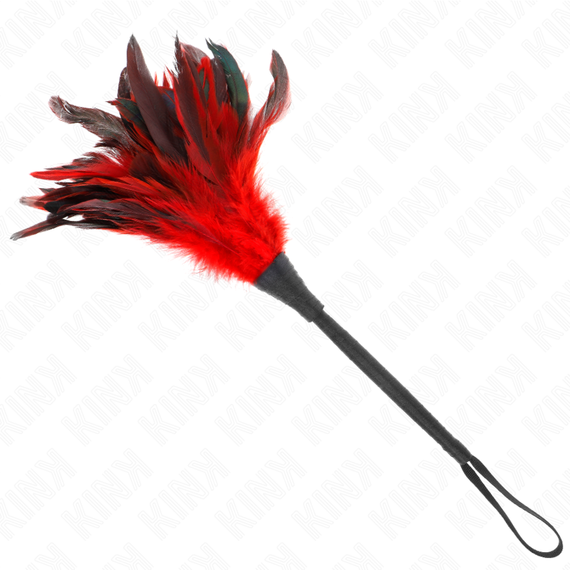 Plumeau Érotique Forme de Corne Plumes Douces 36 cm - Kink