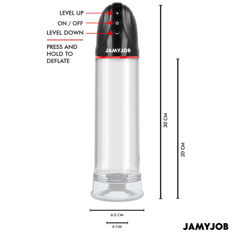 Pompe à Pénis Automatique Xpand 3 Niveaux d'Aspiration - Jamyjob