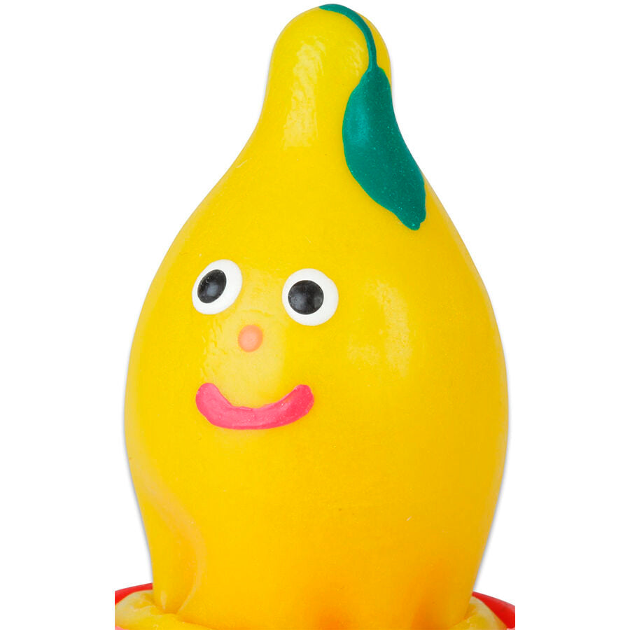 Préservatif Fantaisie Citron Peint à la Main Latex Naturel - Condomerie