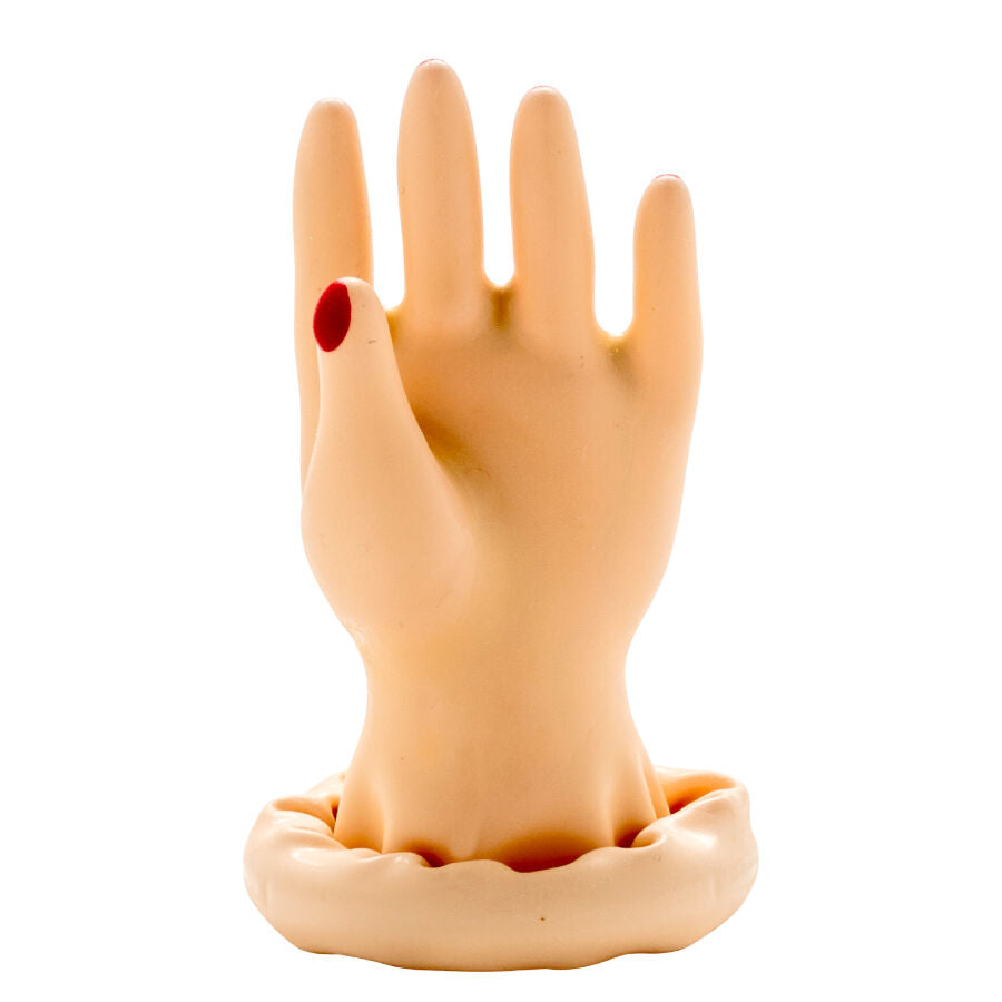 Préservatif Fantaisie Peint à la Main Modèle Main 1 Latex Naturel - Condomerie