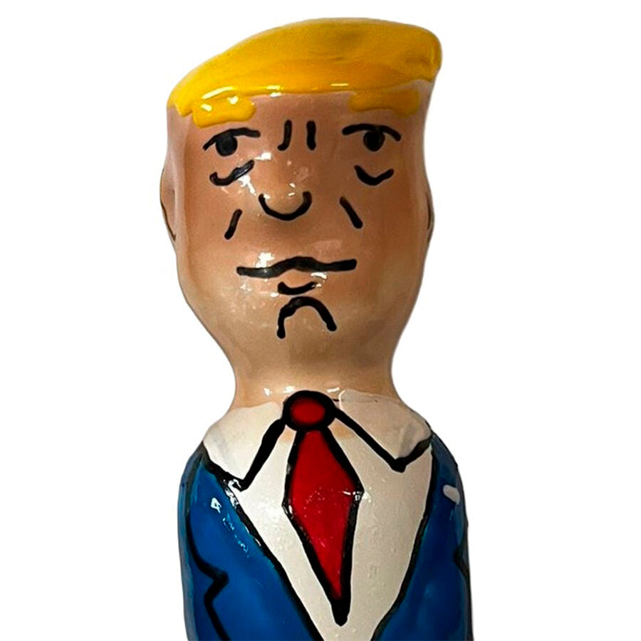 Préservatif Fantaisie Peint Main Grumpy Trump Décoratif - Condomerie