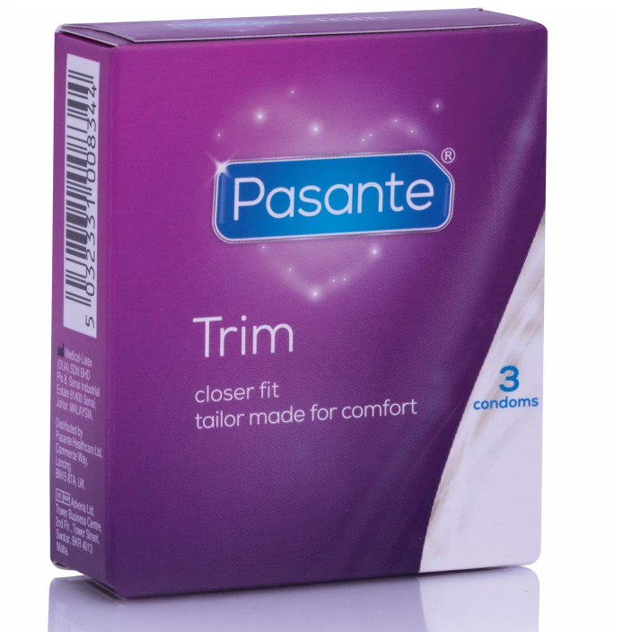 Préservatif Fin Thin Trim Latex Lubrifié Format Ajusté - Pasante
