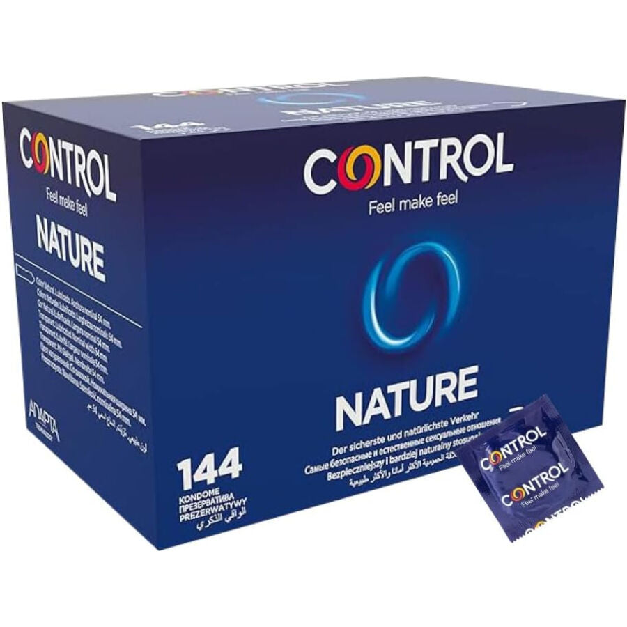 Préservatifs Nature Forme Adapta Lubrifiés Boîte 144 Unités - Control