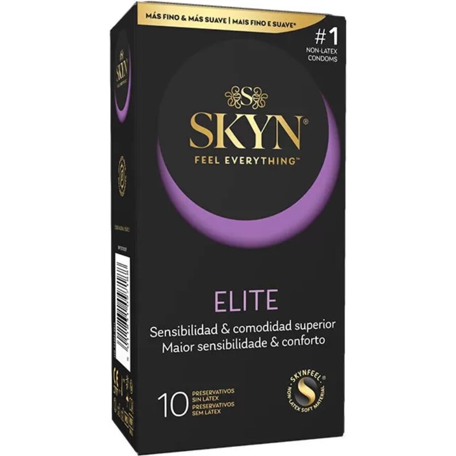 Préservatifs Ultra-Fins Elite Sans Latex SKYNFEEL 10 Unités - Skyn