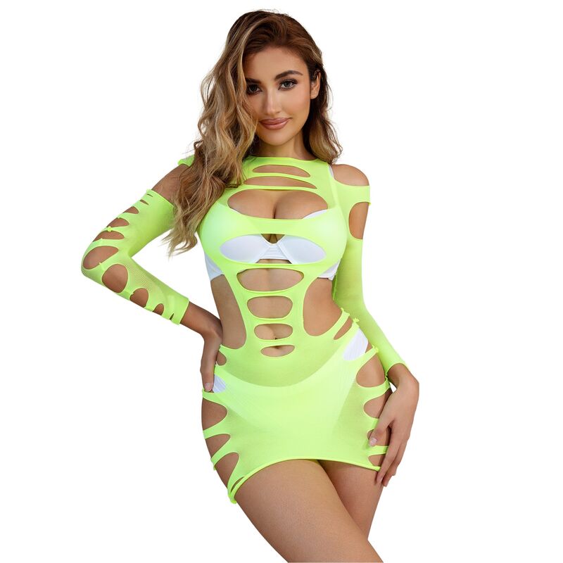 Robe Résille Intégrale Manches Longues Extensible - Subblime