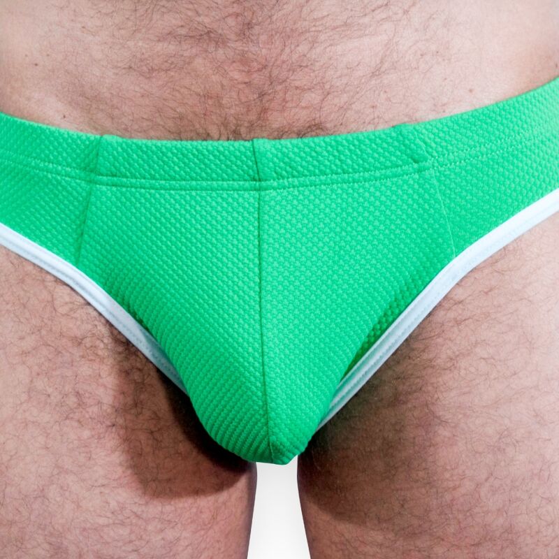 Slip Sexy Vert pour Homme 4 Tailles S à XL - Burn