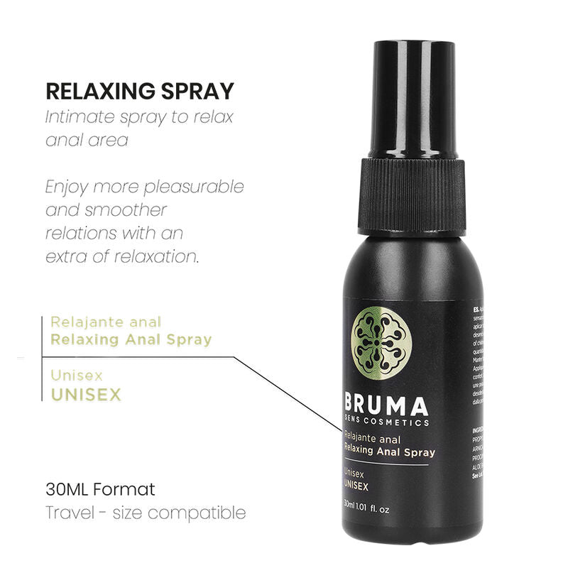 Spray Anal Relaxant Unisexe Format Voyage 30 ml - Bruma