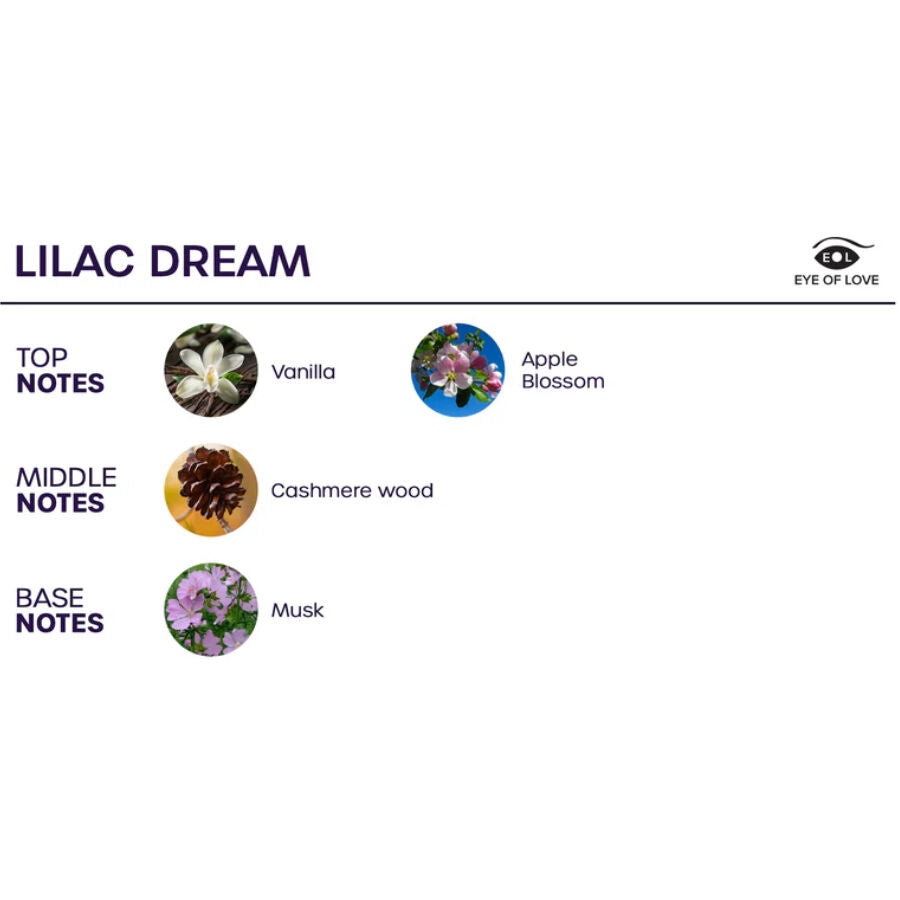 Spray d'Ambiance aux Phéromones Lilac Dream Vanille Musc 150 ml - Eye Of Love
