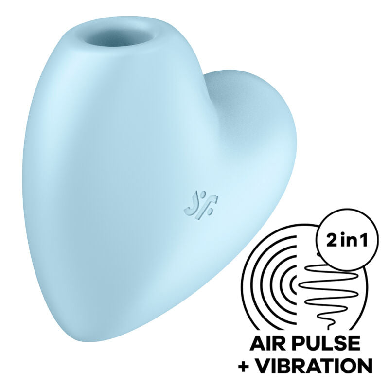 Stimulateur Clitoridien Air Pulse Cutie Heart 2 Moteurs IPX7 - Satisfyer