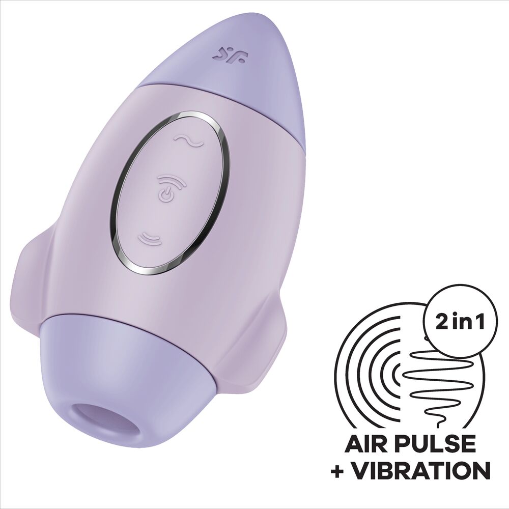 Stimulateur Clitoridien Air Pulse Mission Control 11 Intensités IPX7 - Satisfyer