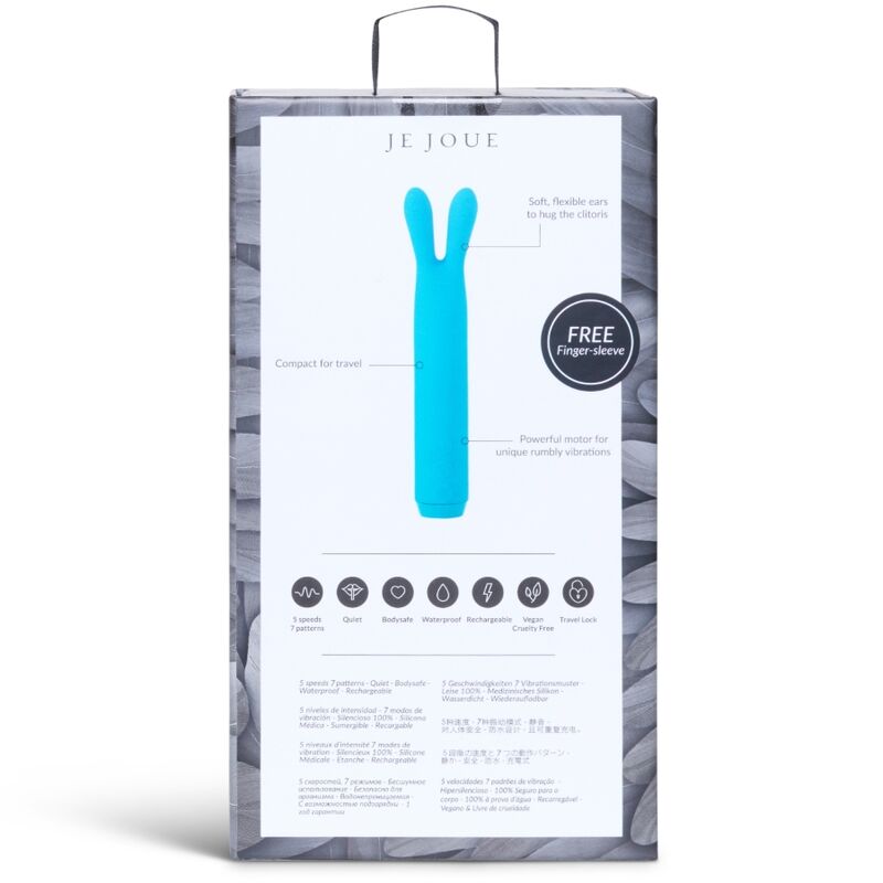 Stimulateur Clitoridien Bullet Rabbit Teal Strong 5 Vitesses 7 Modes - Je Joue
