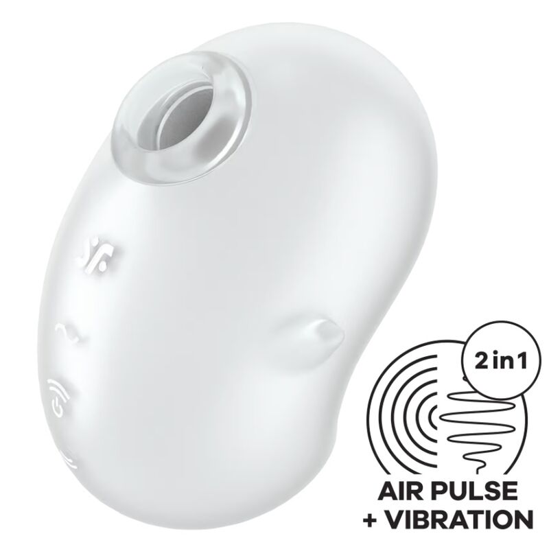 Stimulateur Clitoridien Cutie Ghost Air Pulse 11 Modes - Satisfyer