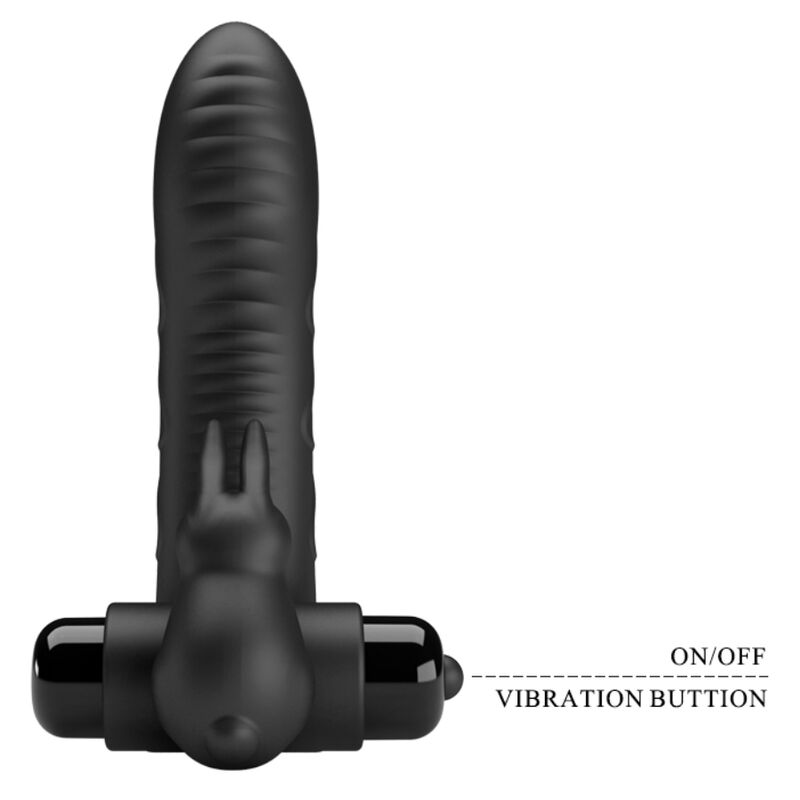 Stimulateur Clitoridien Doigt Vance Lapin 2 Moteurs 10 Vibrations - Pretty Love