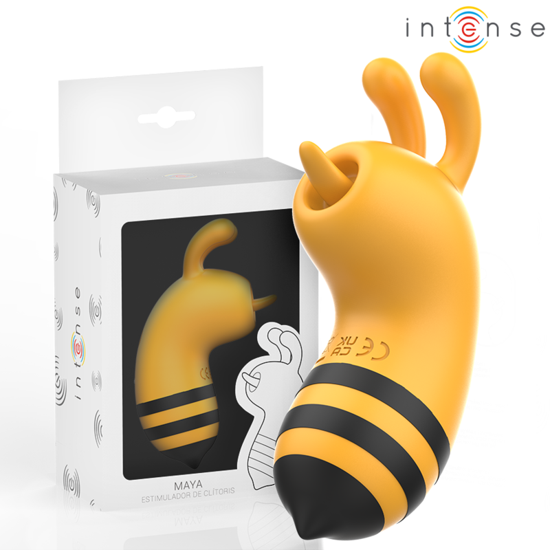 Stimulateur Clitoridien Maya Langue Rotative 360° Abeille IPX7 - Intense