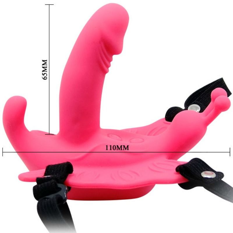 Stimulateur Clitoridien Papillon Télécommande 30 Modes Mains Libres - Baile