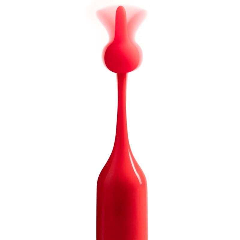 Stimulateur Clitoridien Pop Vibrations Multiples Étanche Rouge - Romp