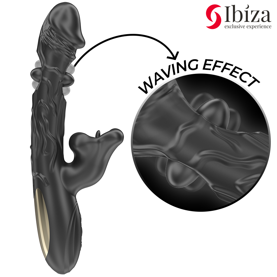 Stimulateur Clitoridien Rotatif 3 Moteurs Effet Mordant 10 Modes - Ibiza Technology