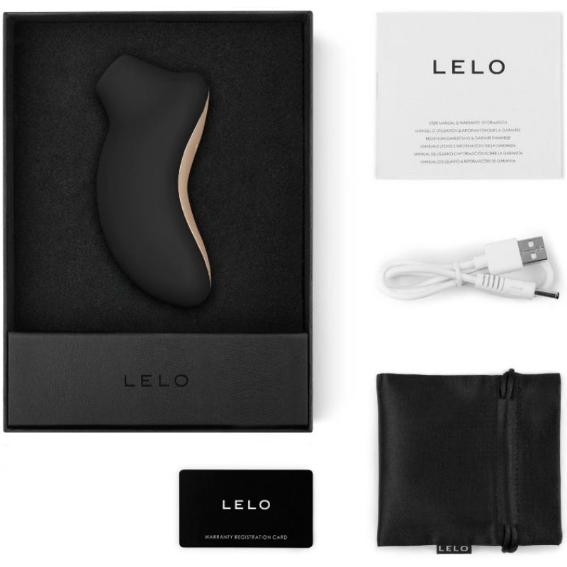 Stimulateur Clitoridien Sonique Sona 8 Modes Rechargeable Noir - Lelo
