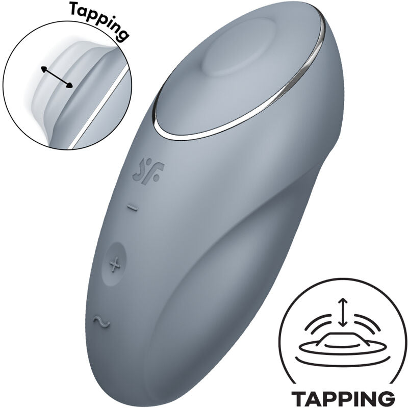 Stimulateur Clitoridien Tap & Climax 1 Tapotement Vibration IPX7 - Satisfyer