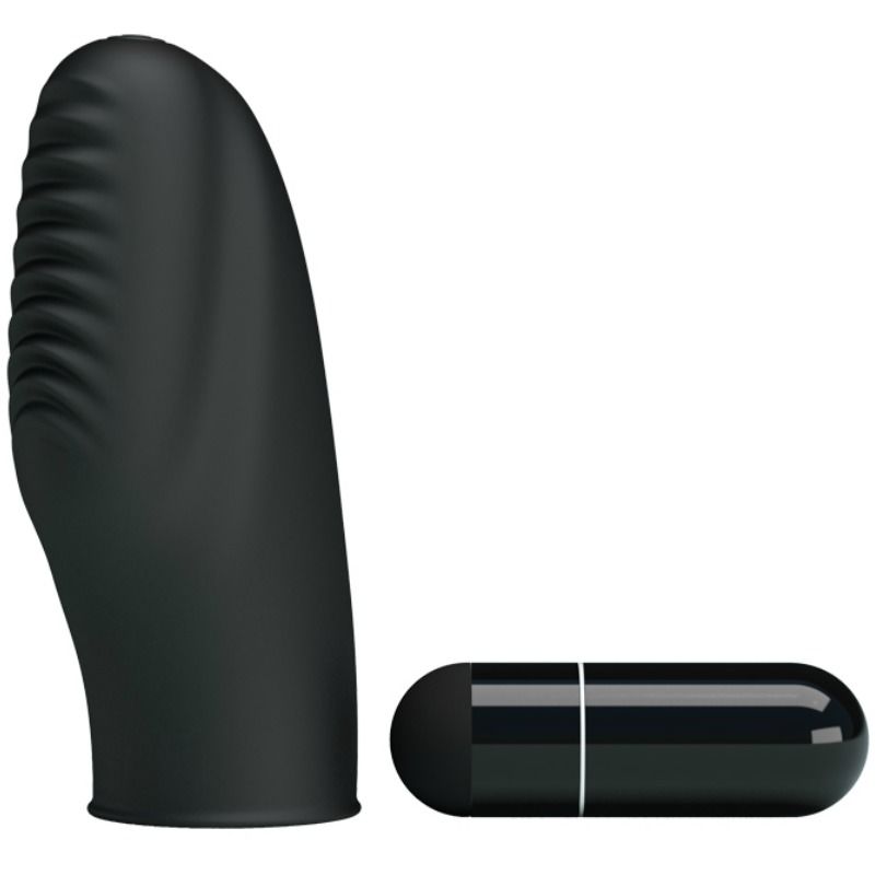 Stimulateur Doigt Vibrant Texturé Flirtation Stanford 1 Mode - Pretty Love