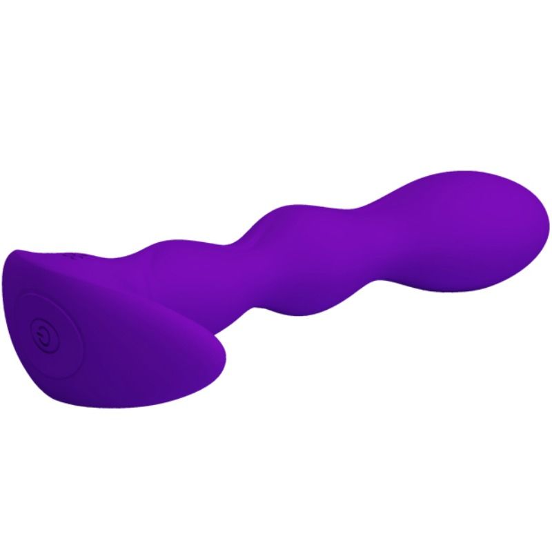 Stimulateur Prostate Vibrant 12 Modes Rechargeable Texturé Lilas - Pretty Love