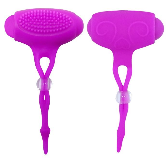 Stimulateurs de Tétons Vibrants Bancroft Silicone Lot de 2 - Pretty Love