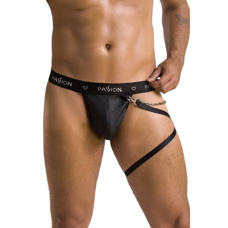 String Homme Sexy 058 Bill Tissu Extensible Coupe Échancrée - Passion Men