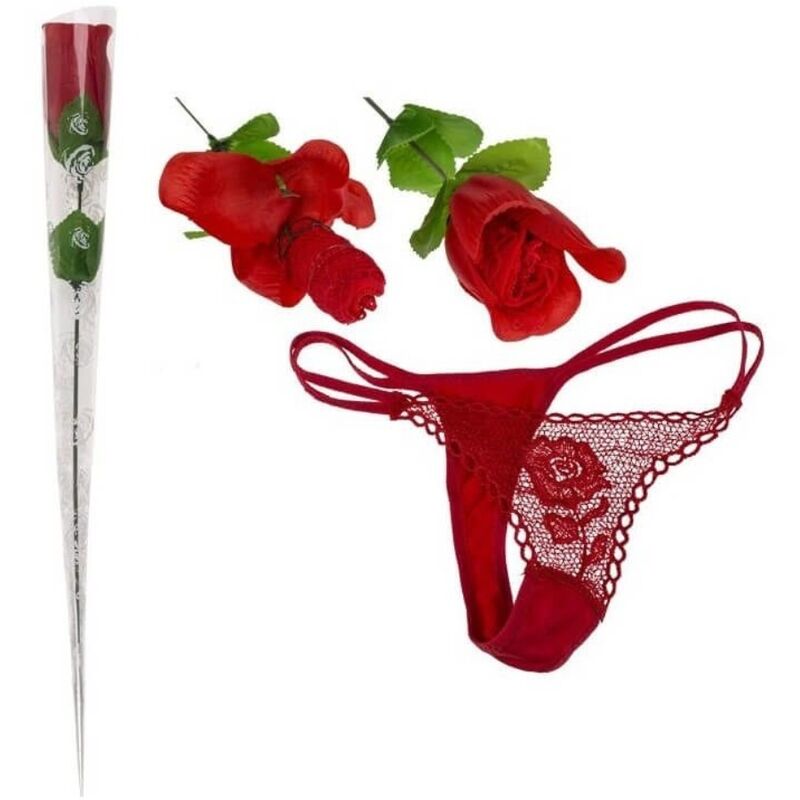 String Rose Transformable Cadeau Romantique Surprise Ludique - Diablo Picante