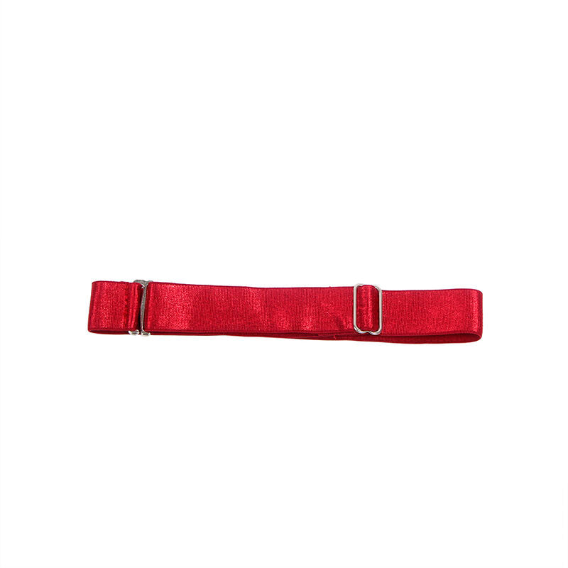 SUBBLIME - 955397 ROBE À BRETELLES EN CUIR BORDEAUX S/M