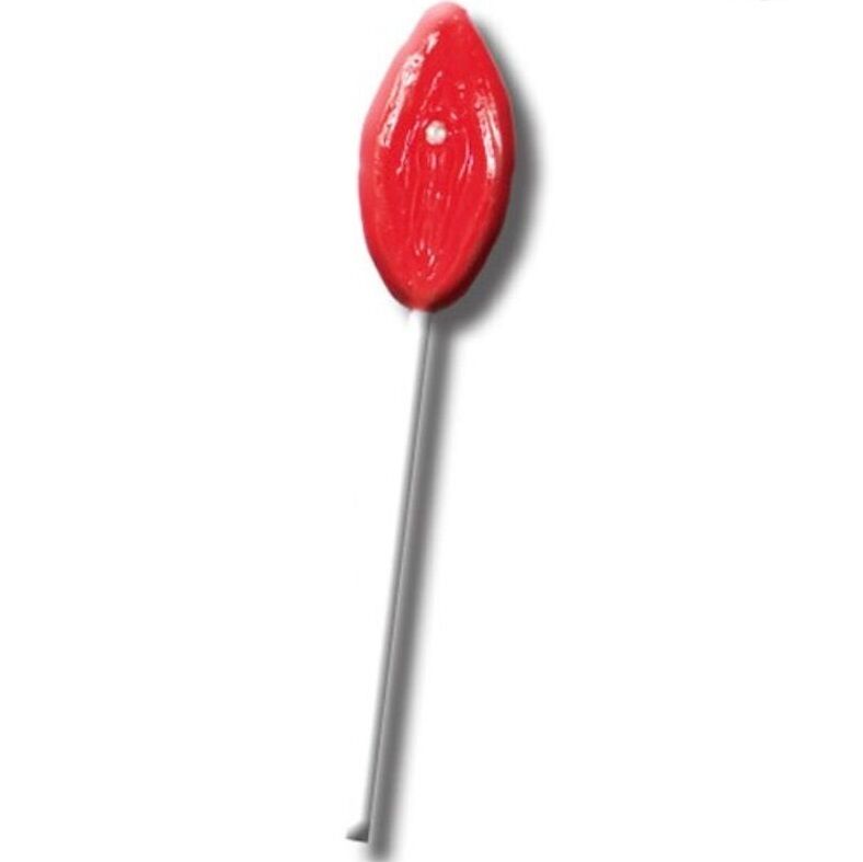 Sucette Gummy Forme Vagin ou Pénis Saveur Fraise - Diablo Goloso