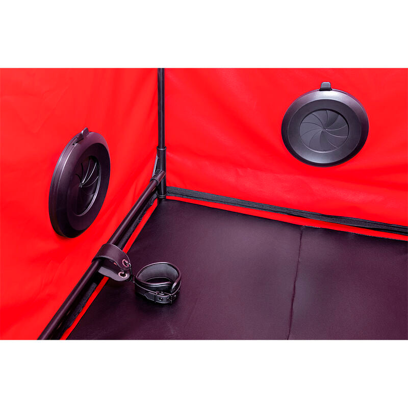 Tapis de Confinement BDSM Kink Club Cabine 4 Anneaux Métal - Secret Dome