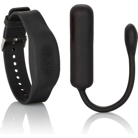 Œuf Vibrant Petite Bullet Télécommande Bracelet 12 Modes Rechargeable - CalExotics