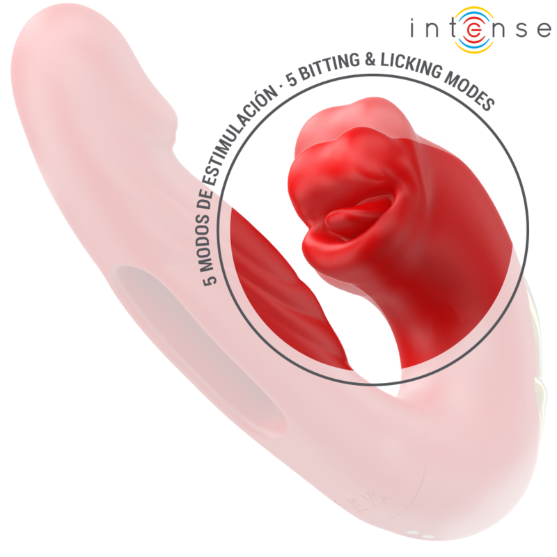 Vibromasseur 2-en-1 Nathy Vibration et Aspiration Clitoris IPX7 - Intense