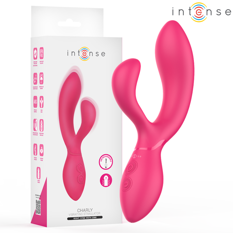 Vibromasseur Articulé Charly Double Moteur 7 Modes Rechargeable - Intense