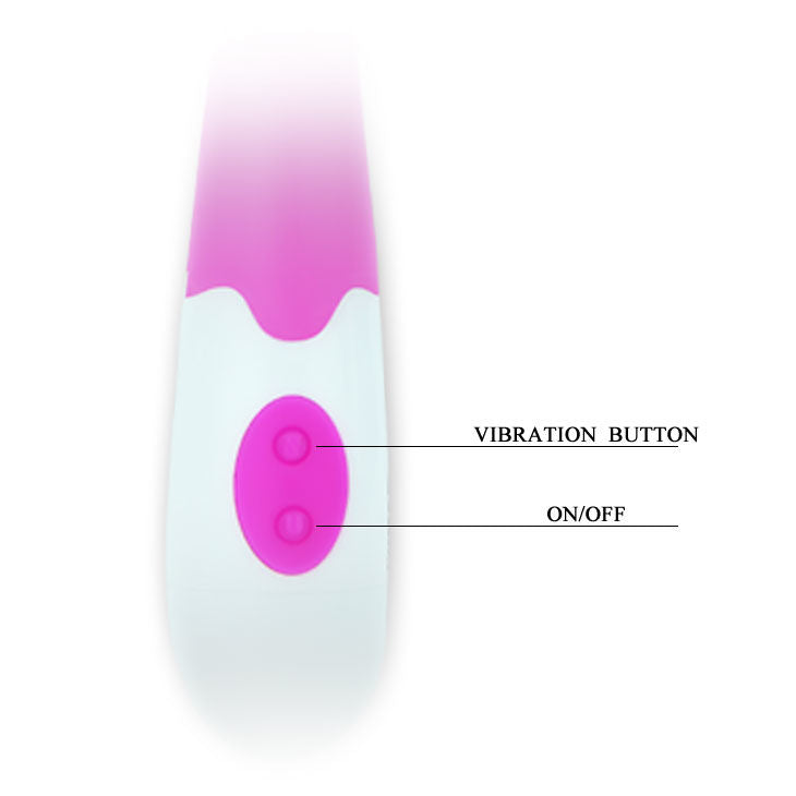 Vibromasseur Bishop Flirtation 30 Modes Silicone Ergonomique - Pretty Love
