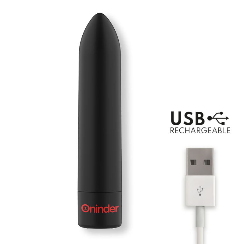 Vibromasseur Bullet Connecté Berlin 9 Modes Rechargeable Étanche - Oninder